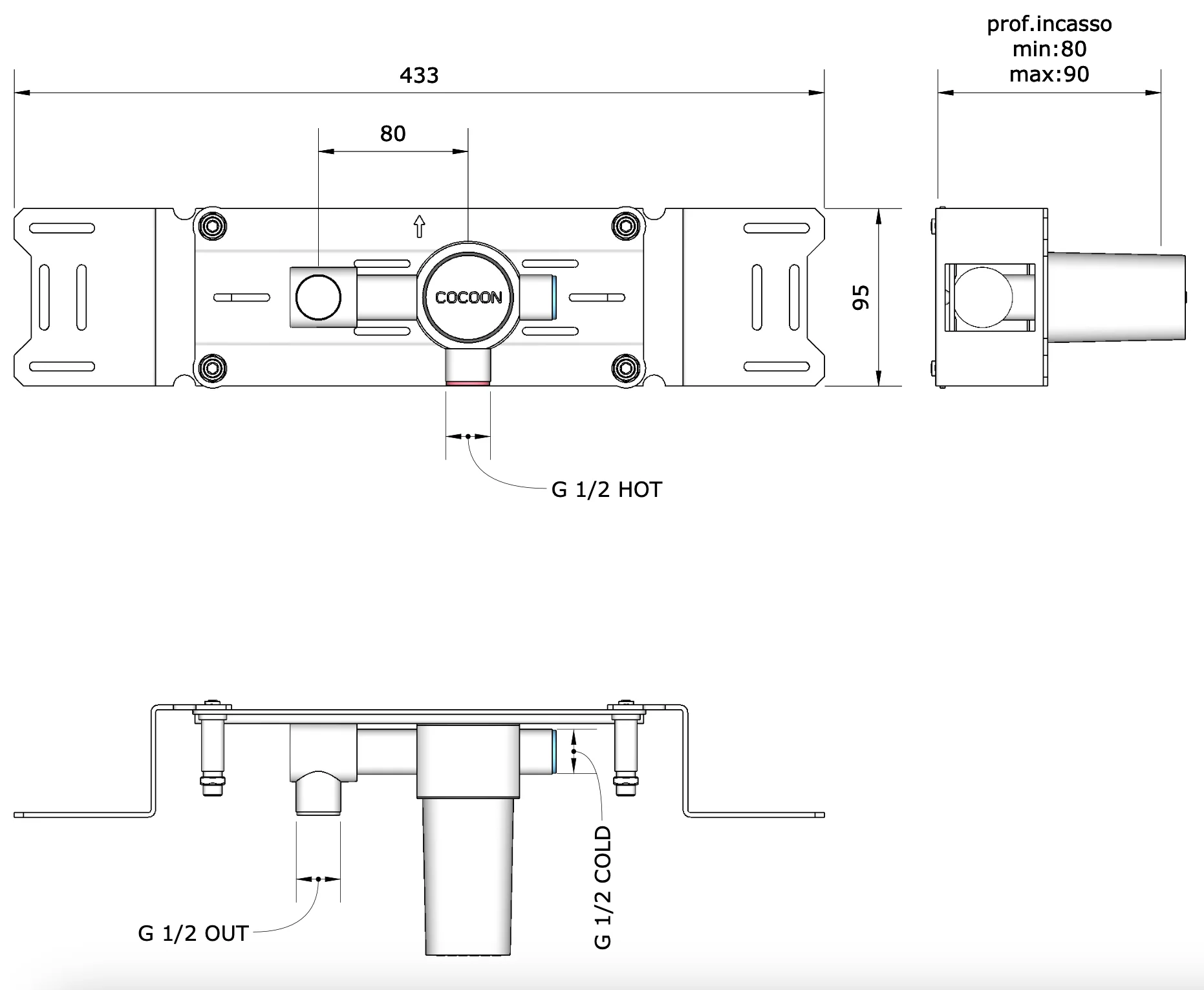 BOX02 - Build-in part mixer & outlet