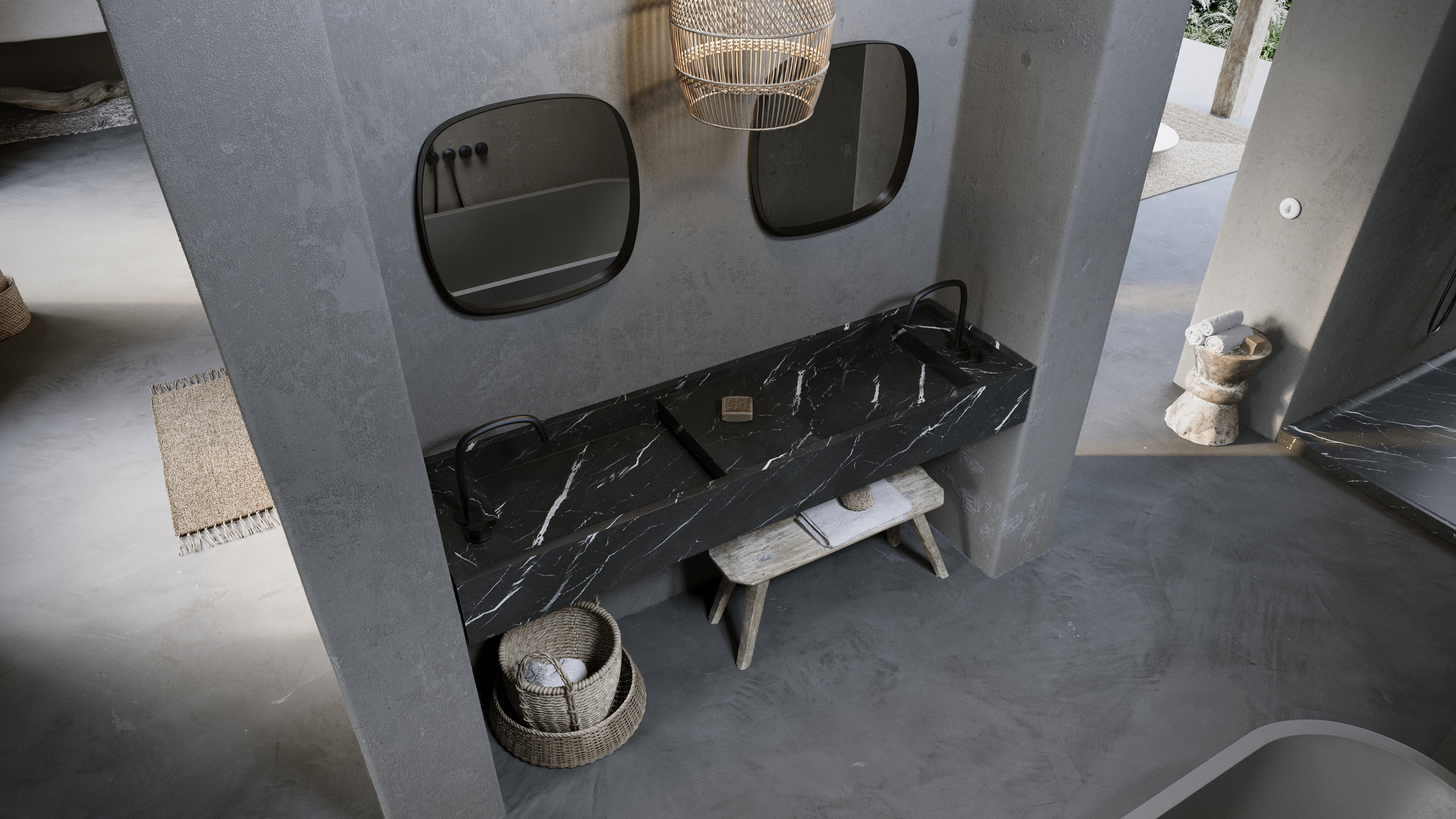 PB BASIN - Bathroom wash basin - 180cm - Image 17