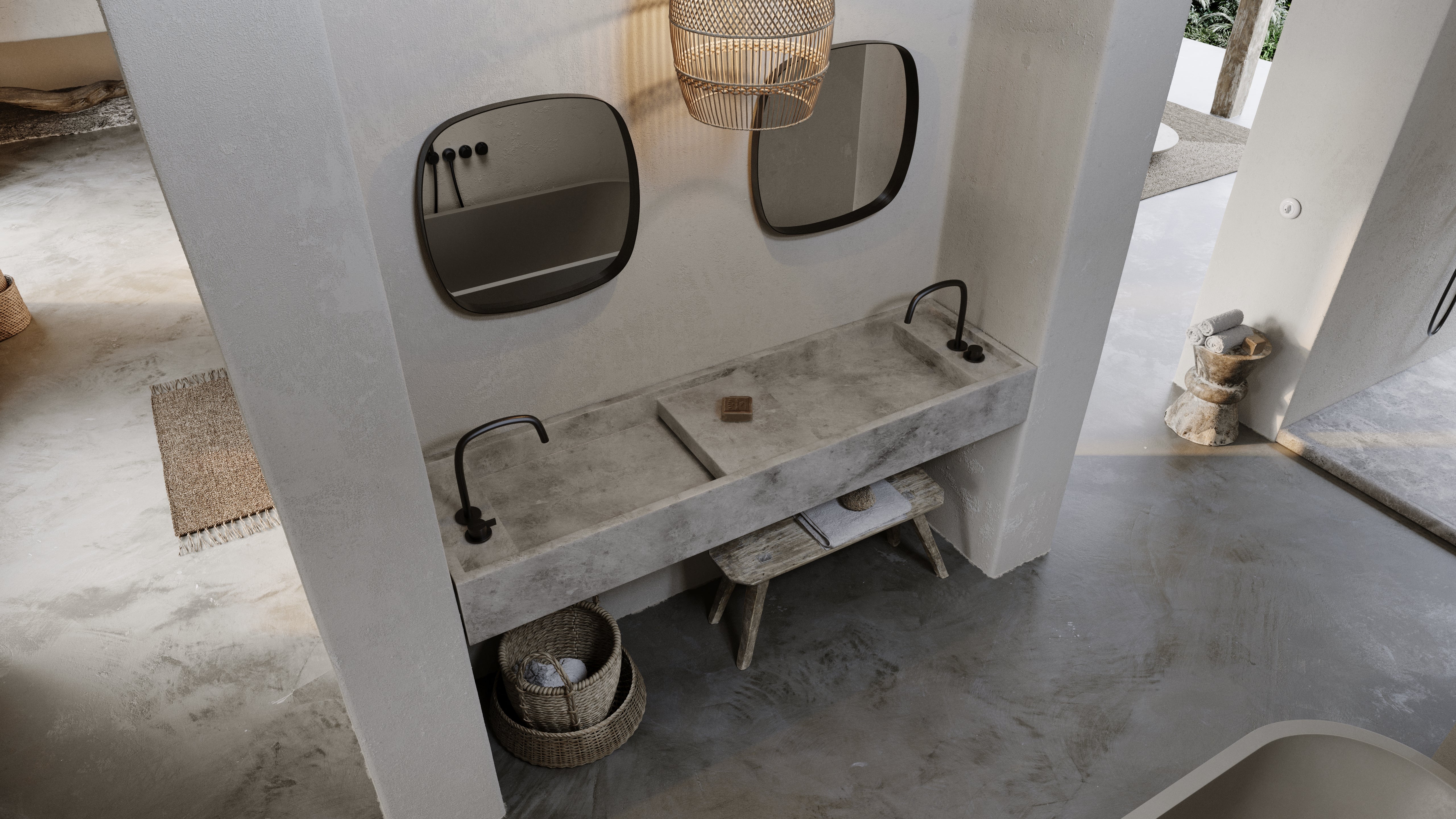 PB BASIN - Bathroom wash basin - 180cm - Image 20