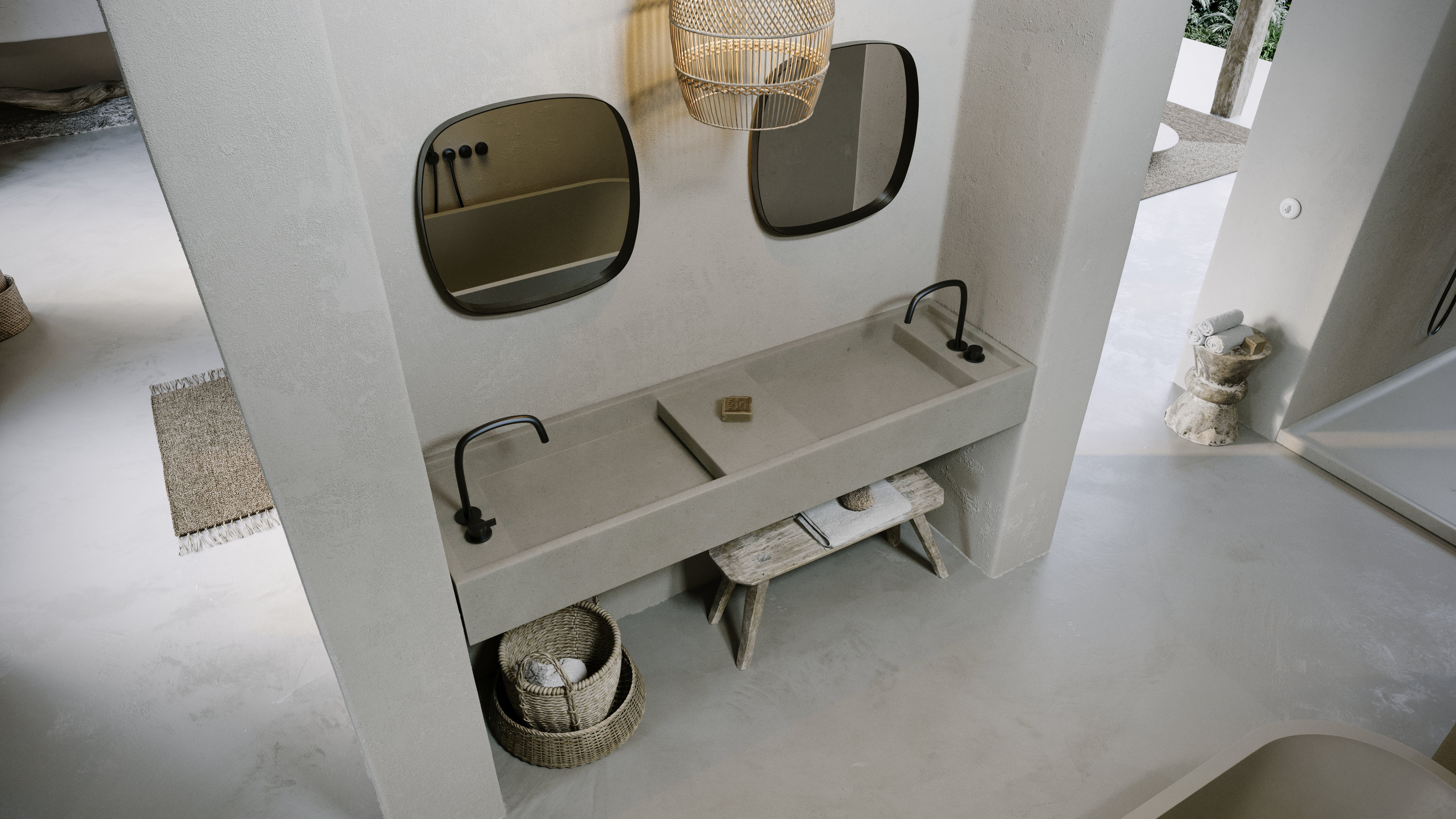 PB BASIN - Bathroom wash basin - 180cm - Image 23