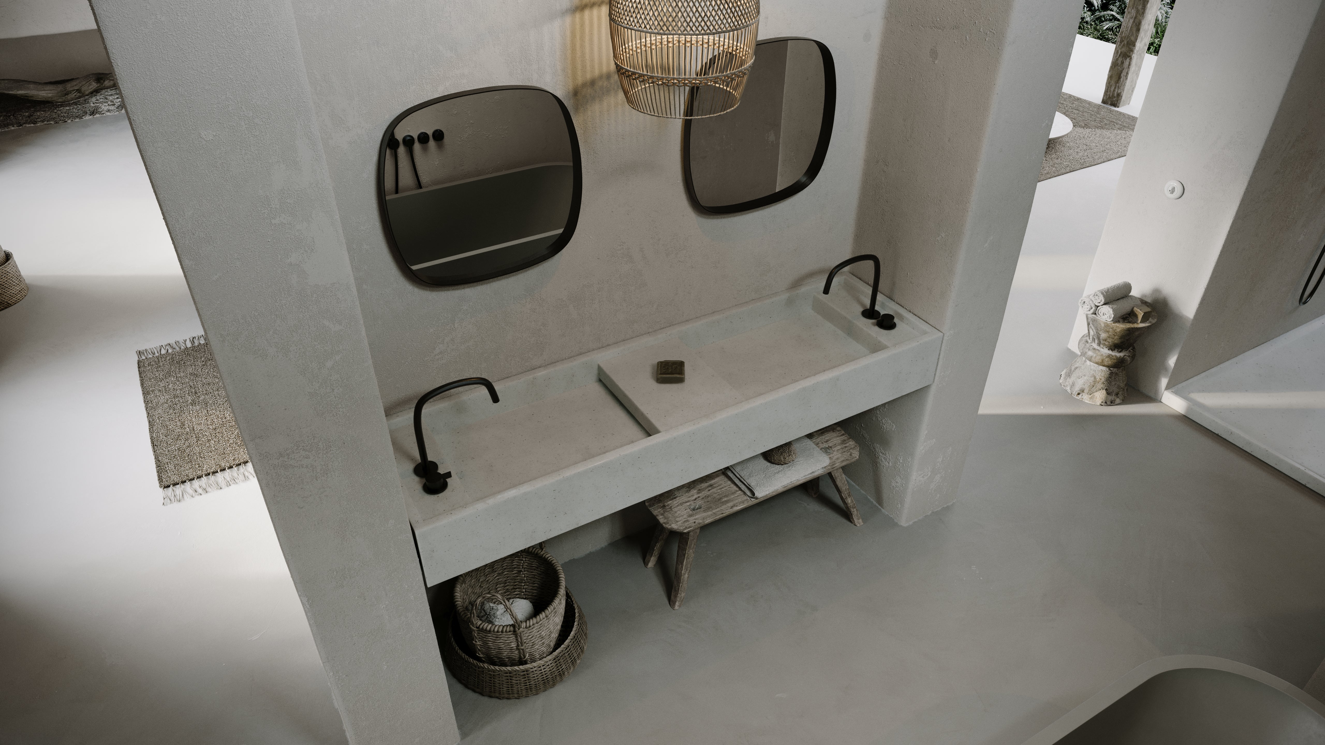 PB BASIN - Bathroom wash basin - 180cm - Image 26