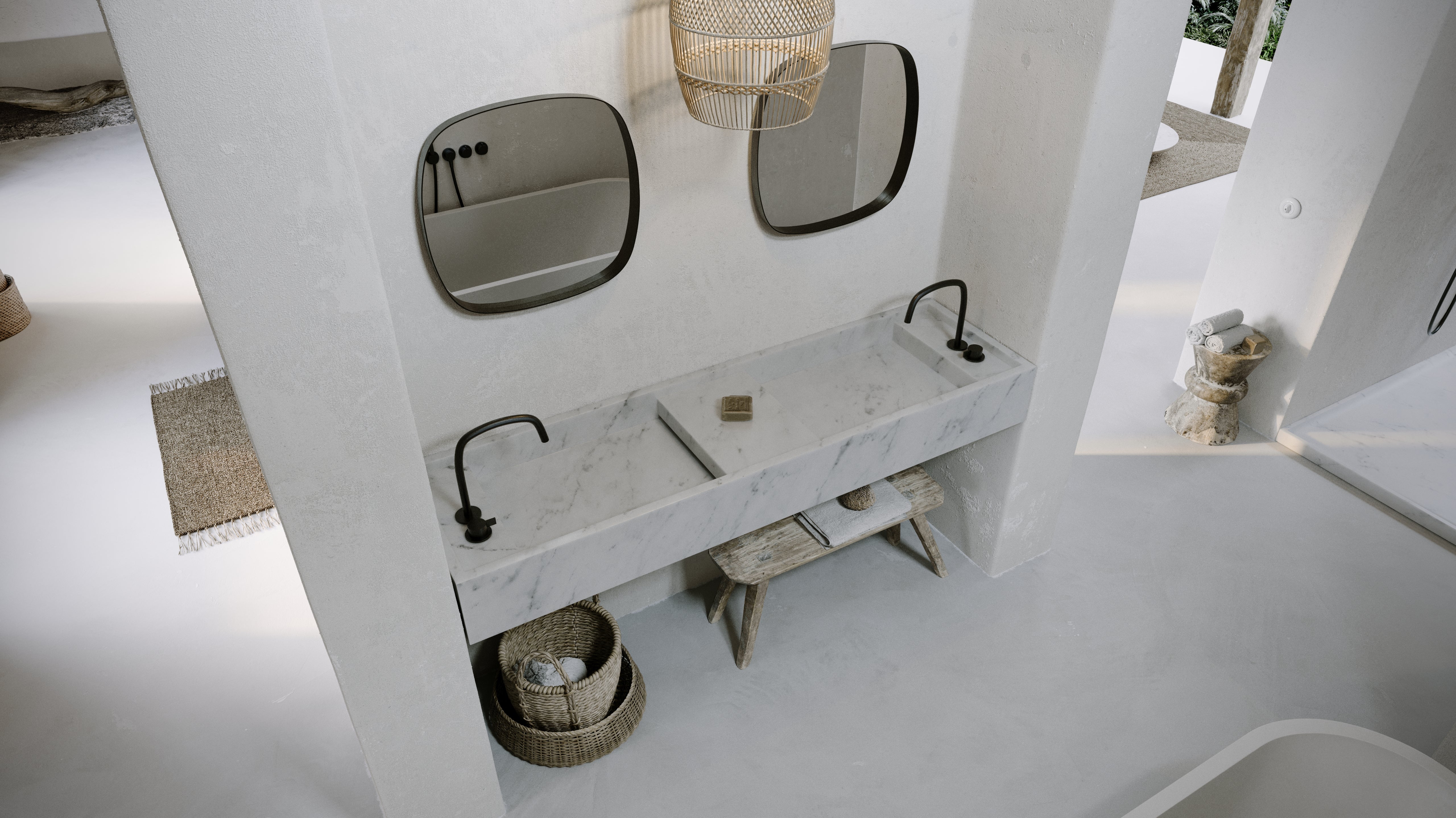 PB BASIN - Bathroom wash basin - 180cm - Image 29