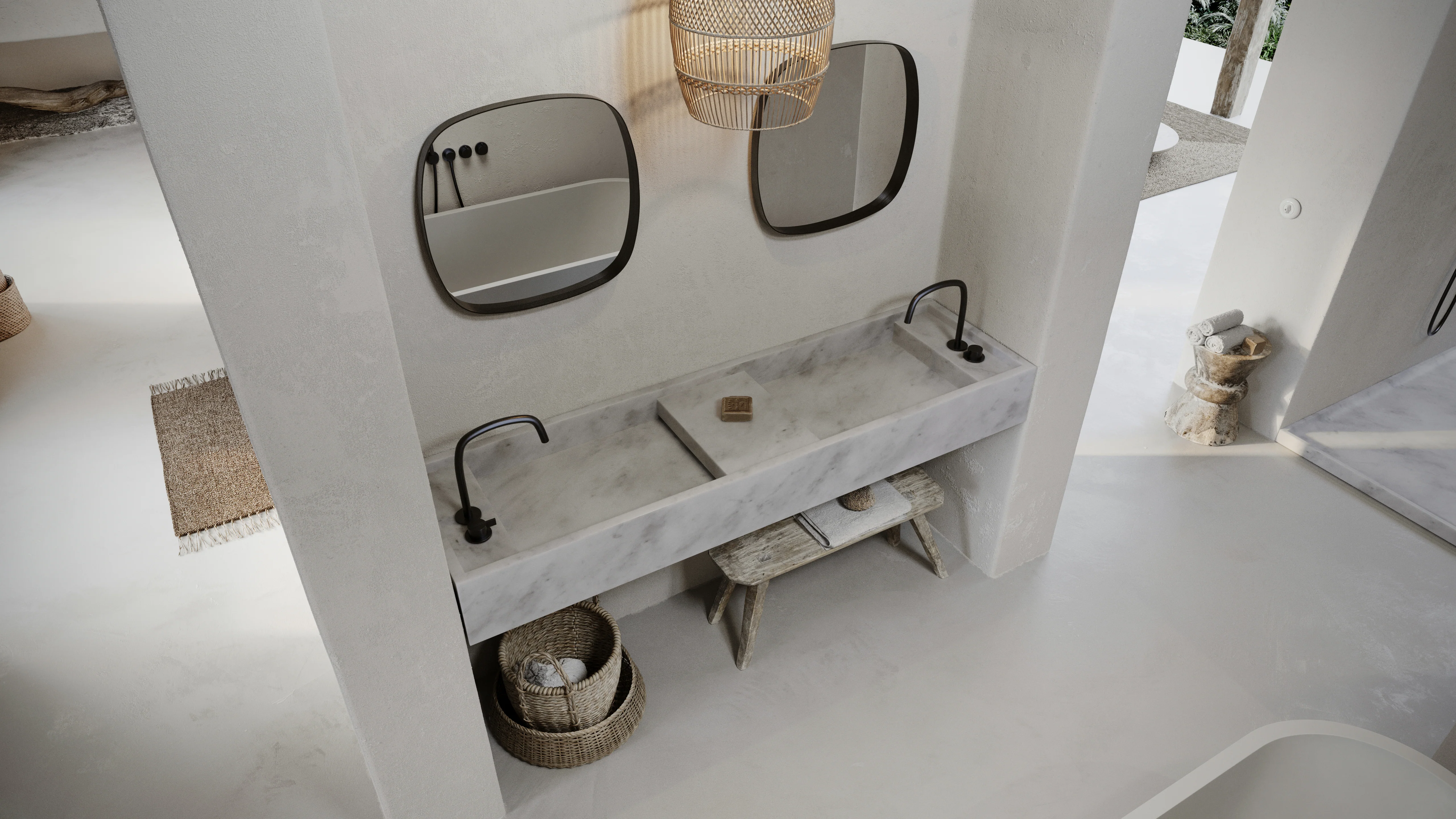 PB BASIN - Bathroom wash basin - 180cm - Image 5
