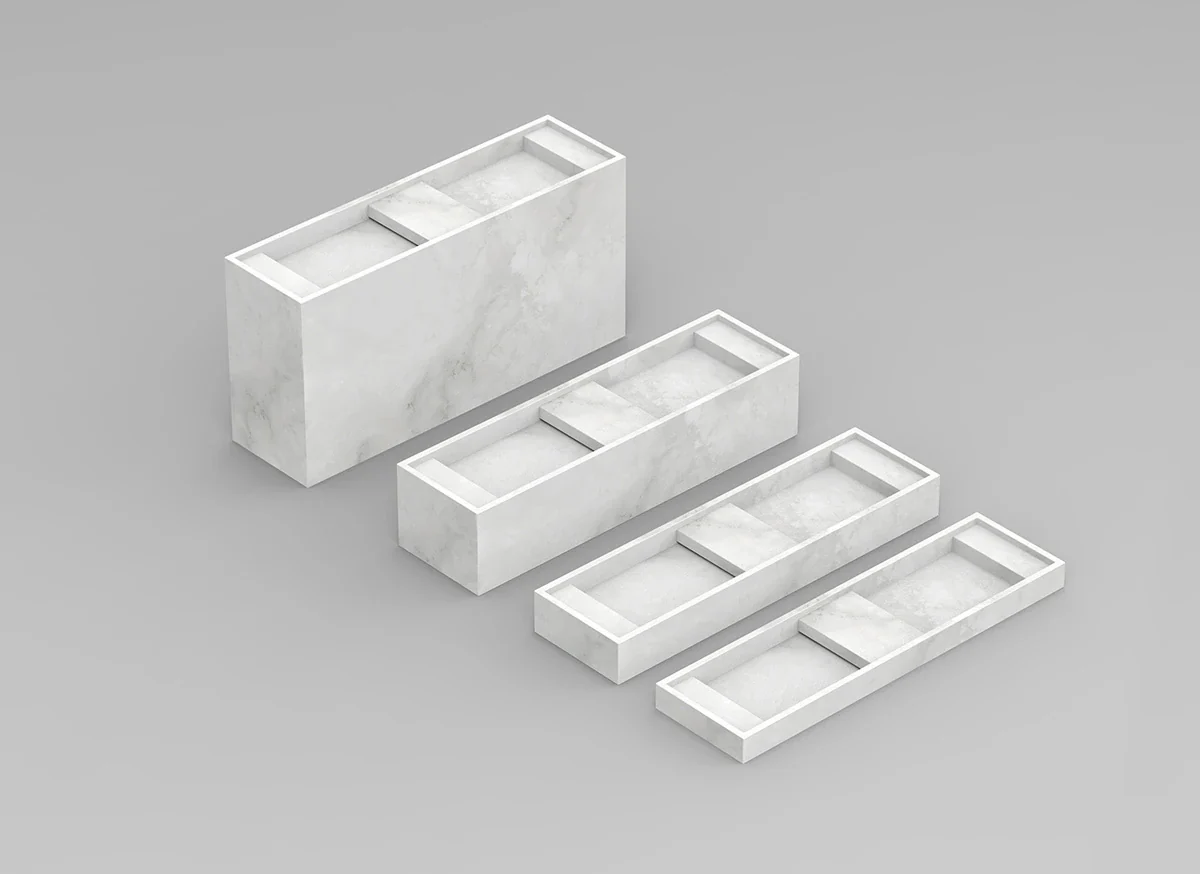 PB BASIN - Bathroom wash basin - 180cm - Image 52