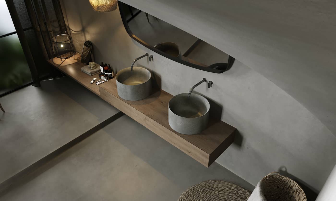 PURIST COLUMN - Natural stone freestanding basin - Image 16
