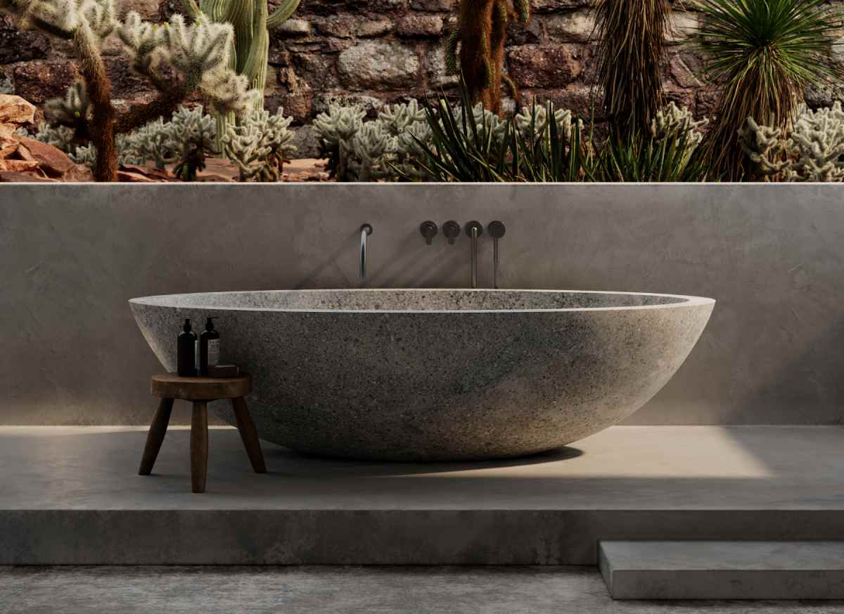 TULUM BATH - Natural stone - Two person