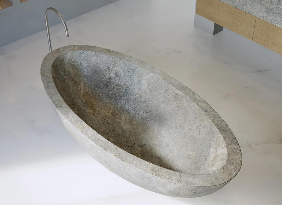 TULUM BATH - Natural stone - Two person - Image 2